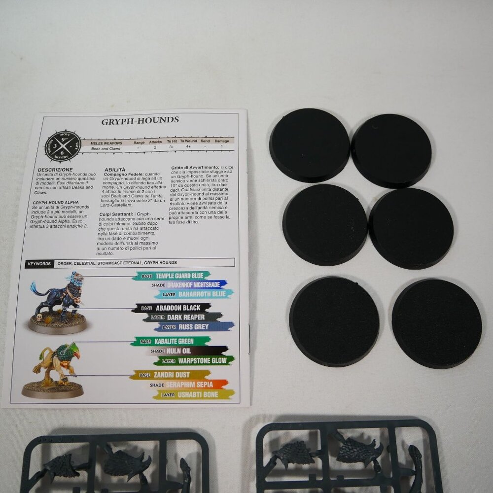 Warhammer Age Of Sigmar Gryph-Hounds (x6) GW New On Sprue - Picture 3 of 6
